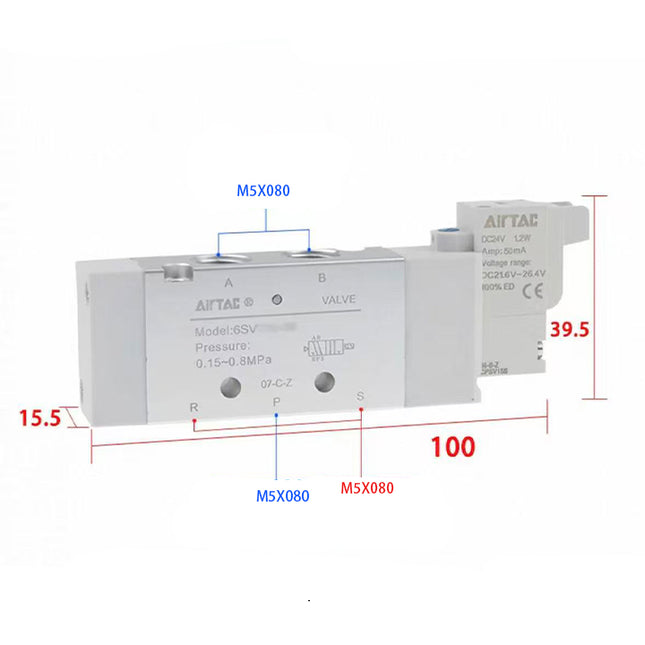 Airtac  6SV Series: Solenoid Valve  - 6SV110M5A