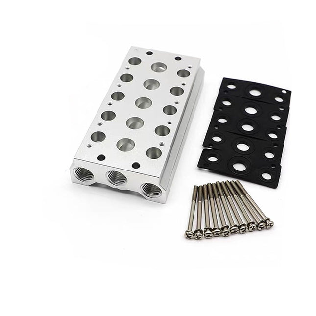 Airtac  6SV series: solenoid valve base (accessories)  - 6SV100M17FT