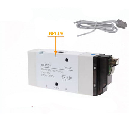 Airtac 6TV310-10-NC: Solenoid valve(3/2 way) - 6TV31010NCA050T