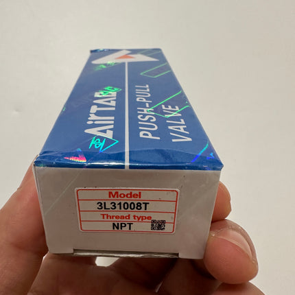 Airtac 3L310-08: Push Pull Valve. 3 Way - 3L31008T