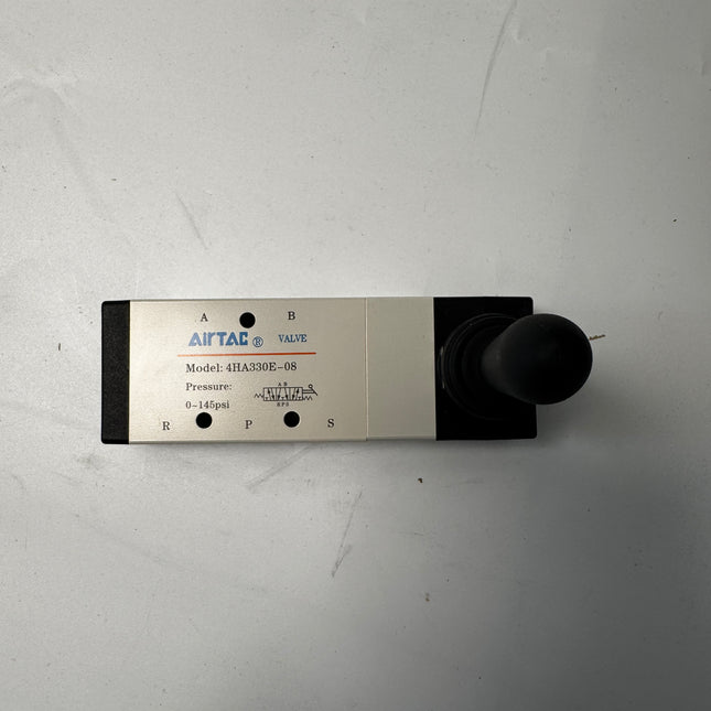 Airtac 4HA330E-08: Hand Valve. Toggle Style - 4HA330E08T