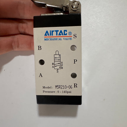 Airtac M5R210-06: Manual Valve. 5 Way - M5R21006T