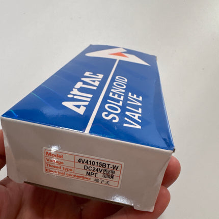 Airtac 4V410-15:  Solenoid Air Valve(5/2,5/3 way) - 4V41015BT-W