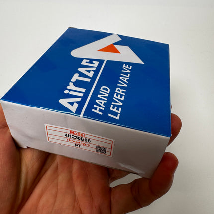 Airtac 4H230E-06: Hand Valve. Toggle Style - 4H230E06