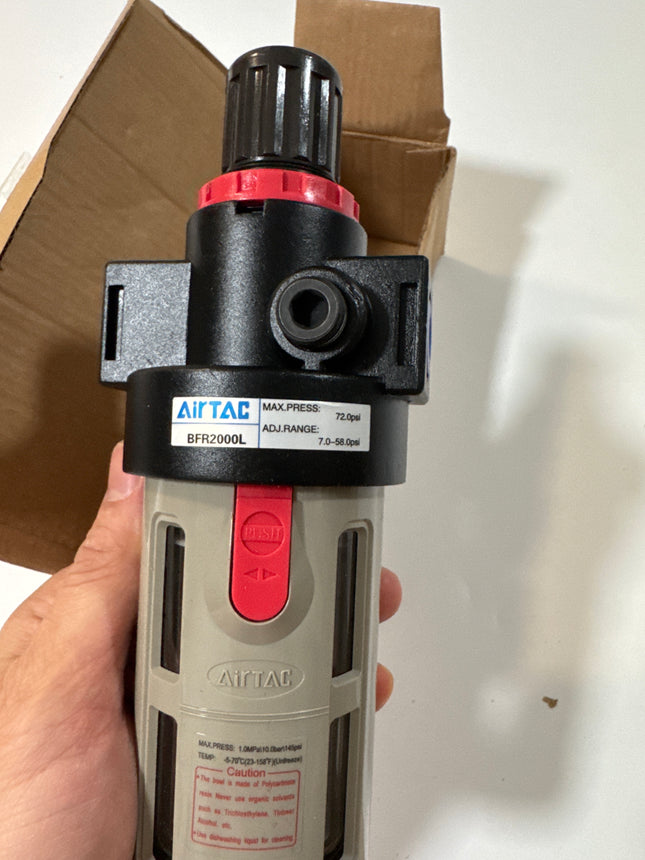 Airtac BFR: Air Filter Regulator  - BFR2000MLNT