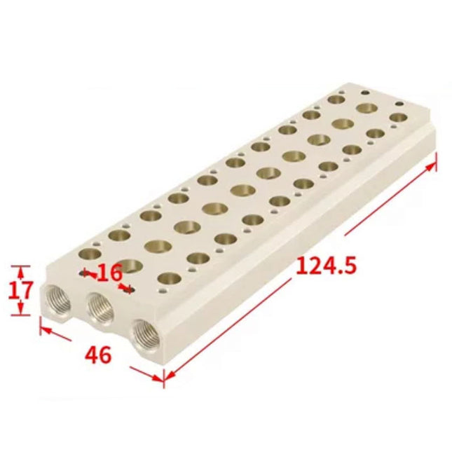 Airtac 7V0500M: Pneumatic Air Valve Manifold  - 7V0500M10F