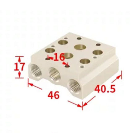 Airtac 7V0500M: Pneumatic Air Valve Manifold  - 7V0500M2F