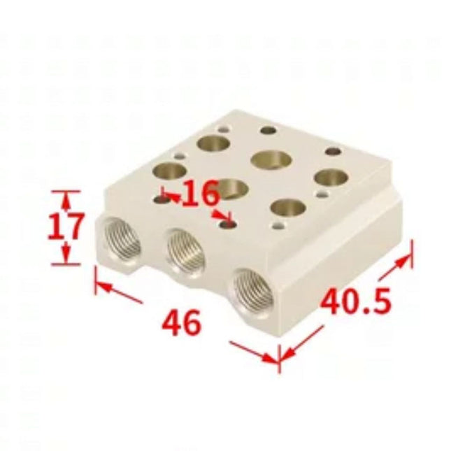 Airtac 7V0500M: Pneumatic Air Valve Manifold  - 7V0500M2F