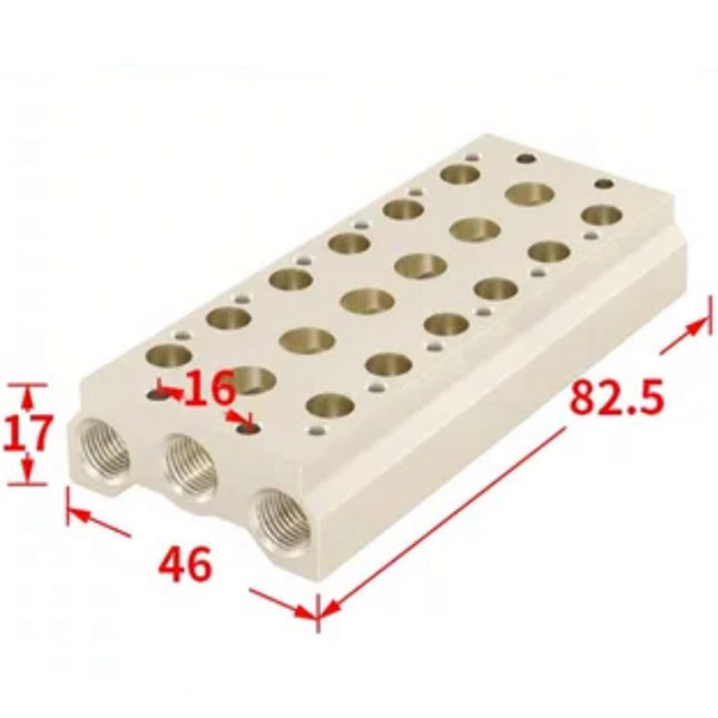 Airtac 7V0500M: Pneumatic Air Valve Manifold  - 7V0500M6F