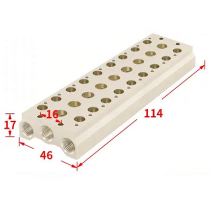 Airtac 7V0500M: Pneumatic Air Valve Manifold  - 7V0500M9FG