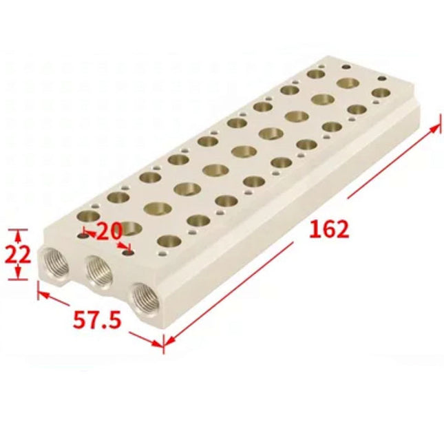 Airtac 7V100M: Pneumatic Air Valve Manifold  - 7V100M9FT