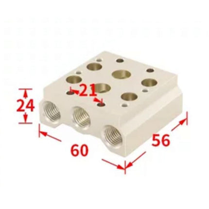 Airtac 7V200M: Pneumatic Air Valve Manifold  - 7V200M2FG