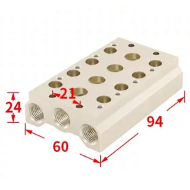 Airtac 7V200M: Pneumatic Air Valve Manifold  - 7V200M4F