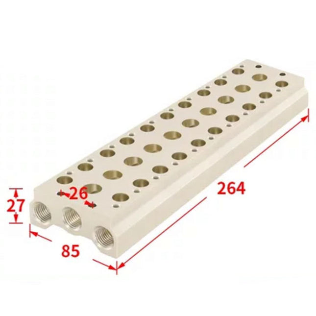 Airtac 7V300M: Pneumatic Air Valve Manifold  - 7V300M10FT