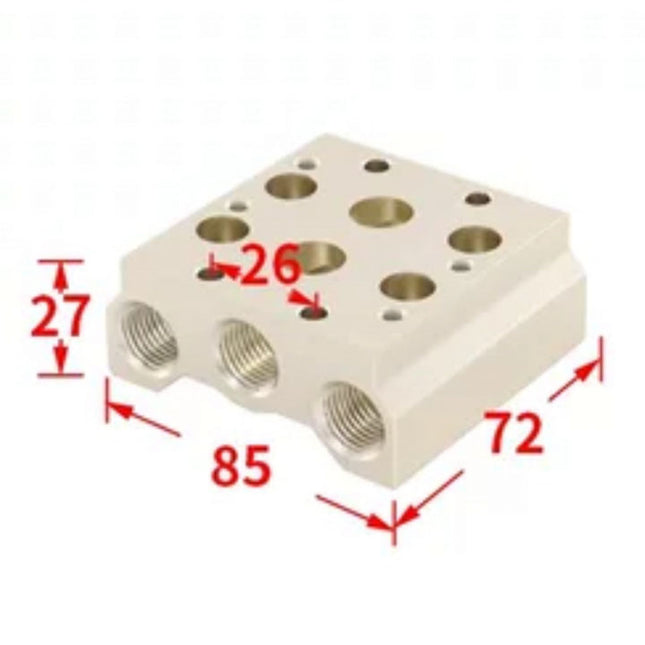 Airtac 7V300M: Pneumatic Air Valve Manifold  - 7V300M2FT