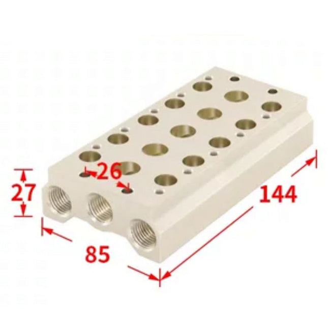 Airtac 7V300M: Pneumatic Air Valve Manifold  - 7V300M5FT