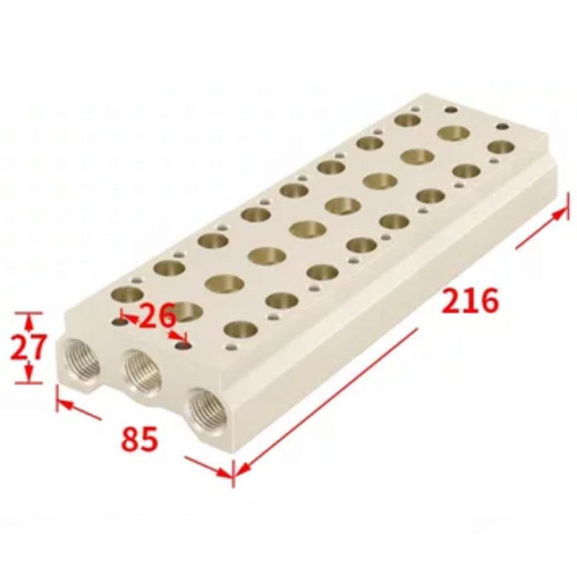 Airtac 7V300M: Pneumatic Air Valve Manifold  - 7V300M8FT