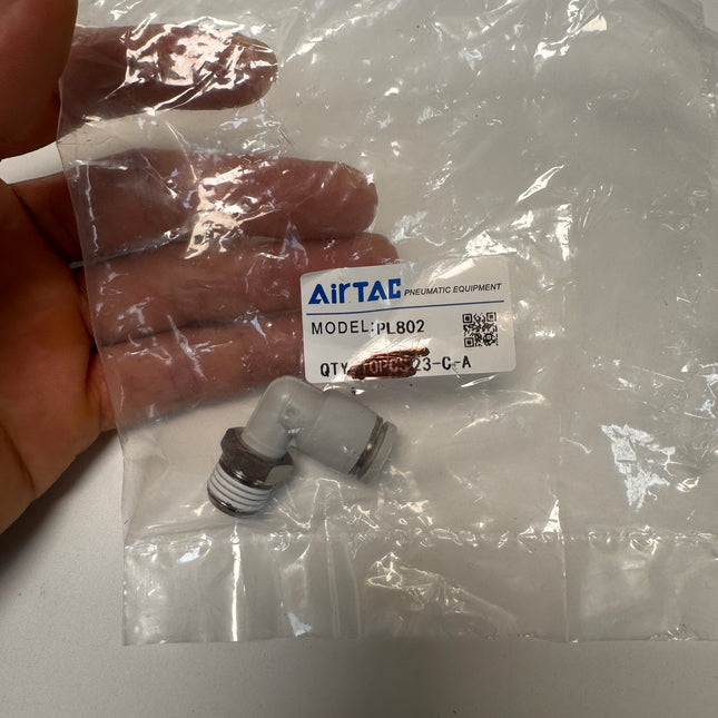 Airtac PL: Push Lock Fitting. Male Elbow - PL802