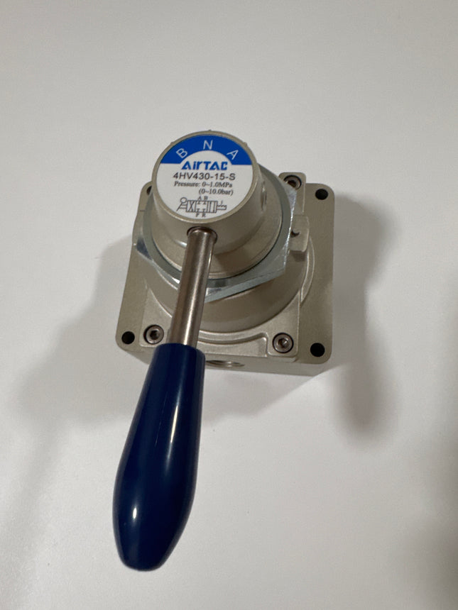 Airtac 4HV430-15: Hand Valve. Rotary Style - 4HV43015S