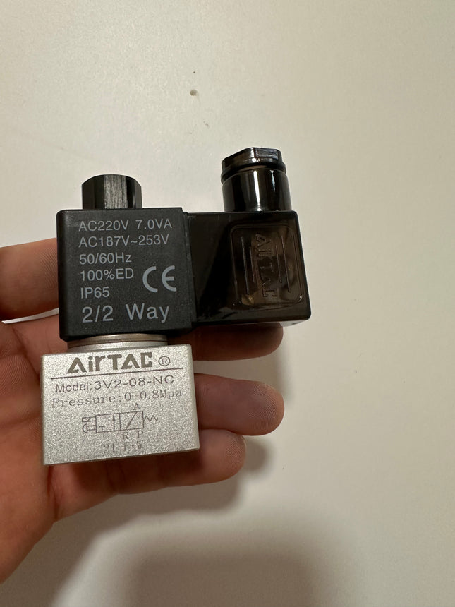 Airtac 3V2-08-NC: Solenoid valve(3/2 way) - 3V208NCA