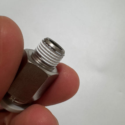 Airtac PC: Push Lock Fitting. Male Connector - PC801