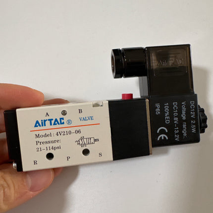 Airtac 4V210-06: Solenoid Air Valve(5/2,5/3 way) - 4V21006FT