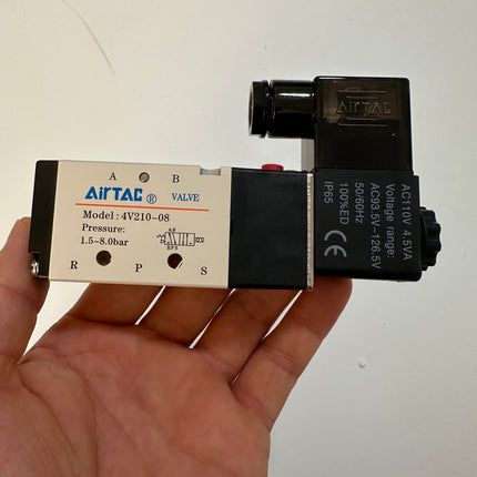 Airtac 4V210-08: Solenoid Air Valve - 4V21008CG-W