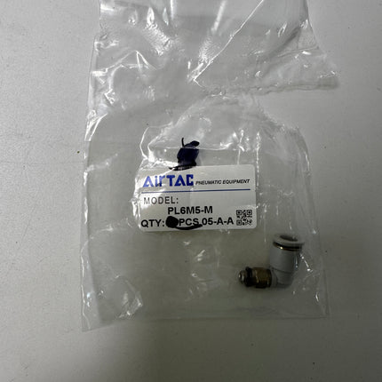 Airtac PL: Male elbow--One-touch fittings gray  - PL6M5-M