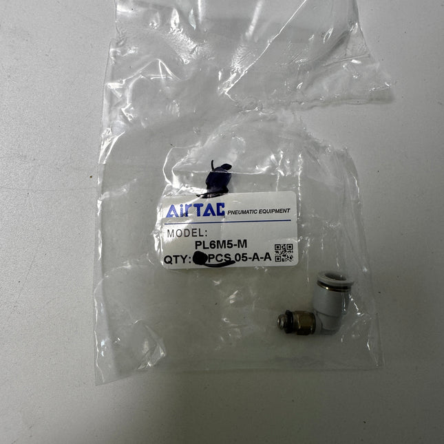 Airtac PL: Male elbow--One-touch fittings gray  - PL6M5-M