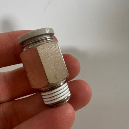 Airtac PC: Push Lock Fitting. Male Connector - PC1002
