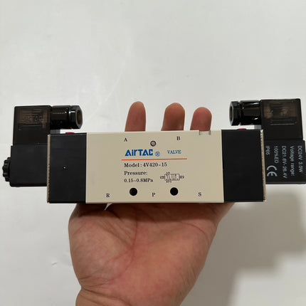 Airtac 4V420-15: Solenoid Air Valve - 4V42015B