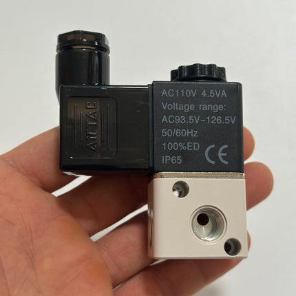 Airtac 3V1-06: Solenoid valve(3/2 way) - 3V106CT