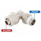Airtac  All copper quick plug-in type, lock nut type series: ABL lock nut right angle terminal  - ABL12-02