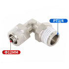 Airtac  All copper quick plug-in, lock nut series: ABC lock nut through terminal  - ABC12-03