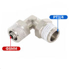 Airtac  All copper quick plug-in type, lock nut type series: ABL lock nut right angle terminal  - ABL8-02