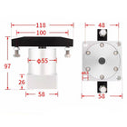 Airtac  ACK series: corner cylinder  - ACKDR40X90