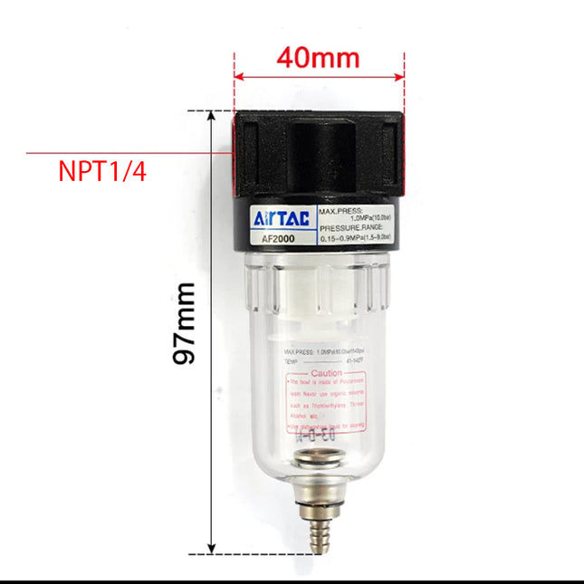Airtac AF: Air Preparation Filter - AF2000T