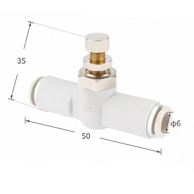 Airtac  Pipe-connected one-way throttle valve  - APA6