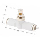 Airtac  Pipe-connected one-way throttle valve  - APA8