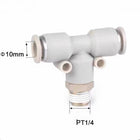 Airtac  Tee and above series: APB T type threaded tee  - APB10-02