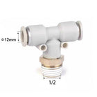 Airtac  Tee and above series: APB T type threaded tee  - APB12-04