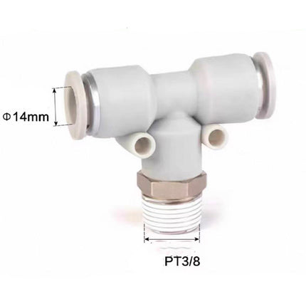 Airtac  Tee and above series: APB T type threaded tee  - APB14-03