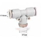 Airtac  Tee and above series: APB T type threaded tee  - APB14-03
