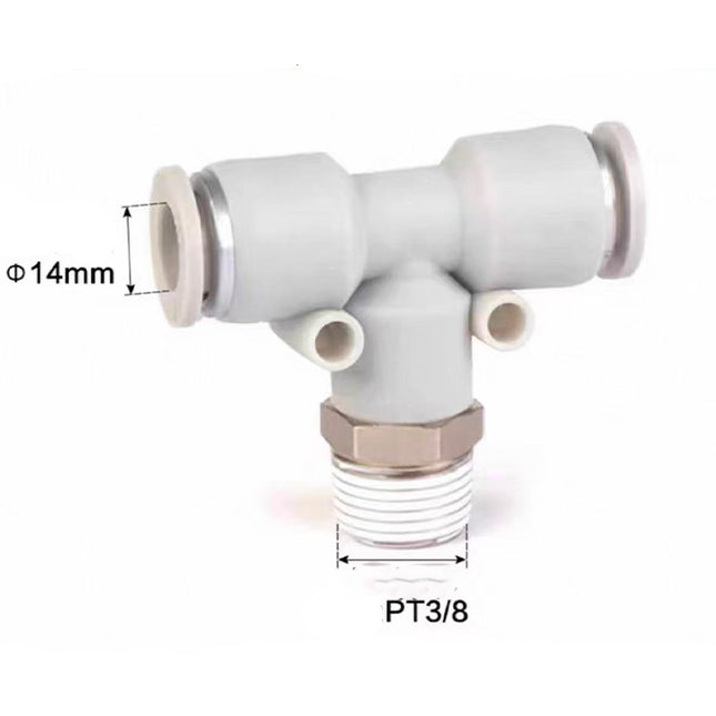 Airtac  Tee and above series: APB T type threaded tee  - APB14-03