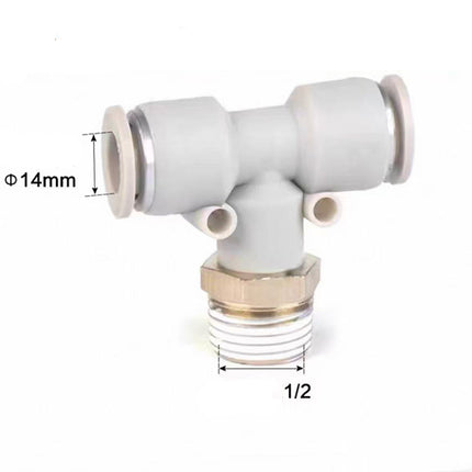 Airtac  Tee and above series: APB T type threaded tee  - APB14-04