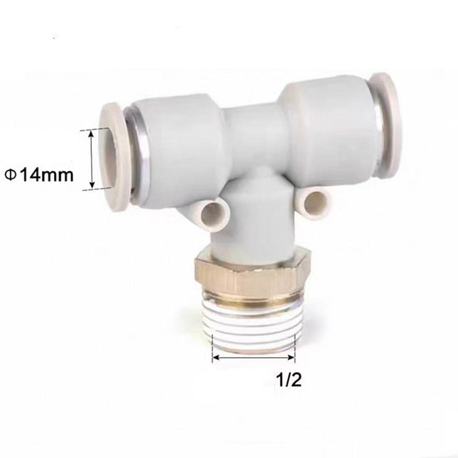 Airtac  Tee and above series: APB T type threaded tee  - APB14-04