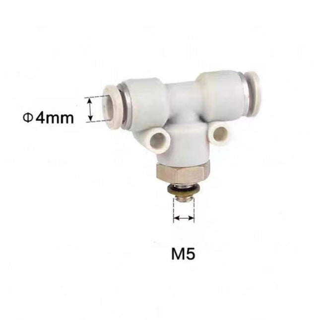 Airtac  Tee and above series: APB T type threaded tee  - APB4-M5