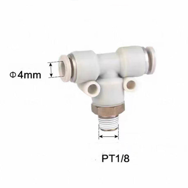 Airtac  Tee and above series: APB T type threaded tee  - APB4-01