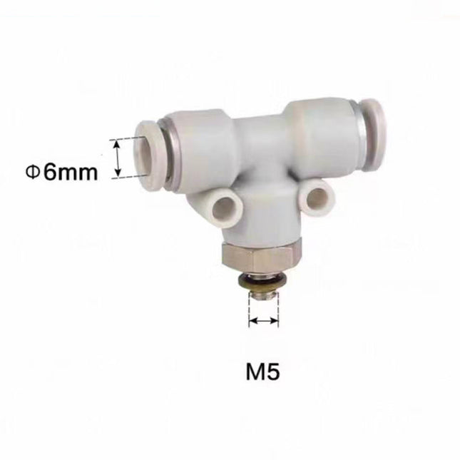 Airtac  Tee and above series: APB T type threaded tee  - APB6-M5