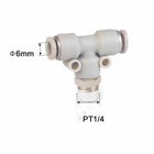 Airtac  Tee and above series: APB T type threaded tee  - APB6-02